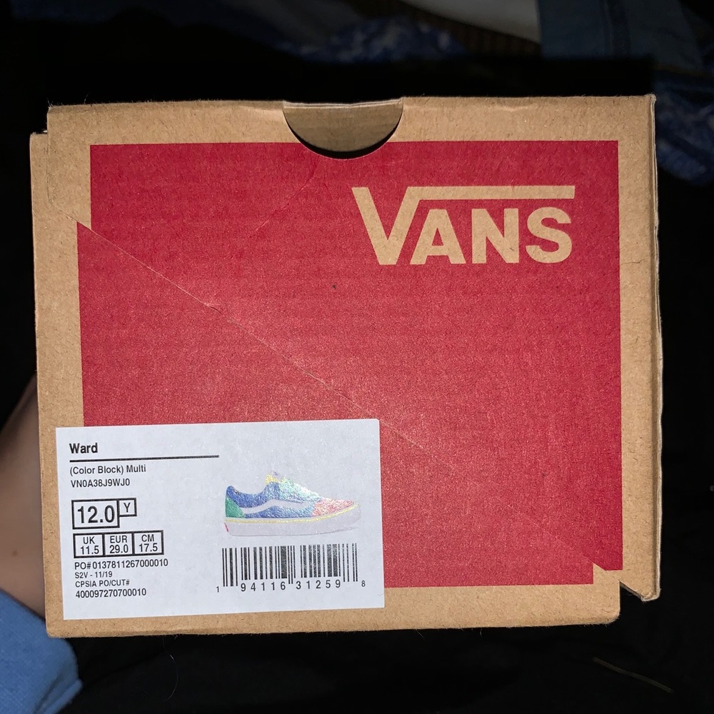 *YOUTH* Ward Color Block Vans - Picture 4 of 4